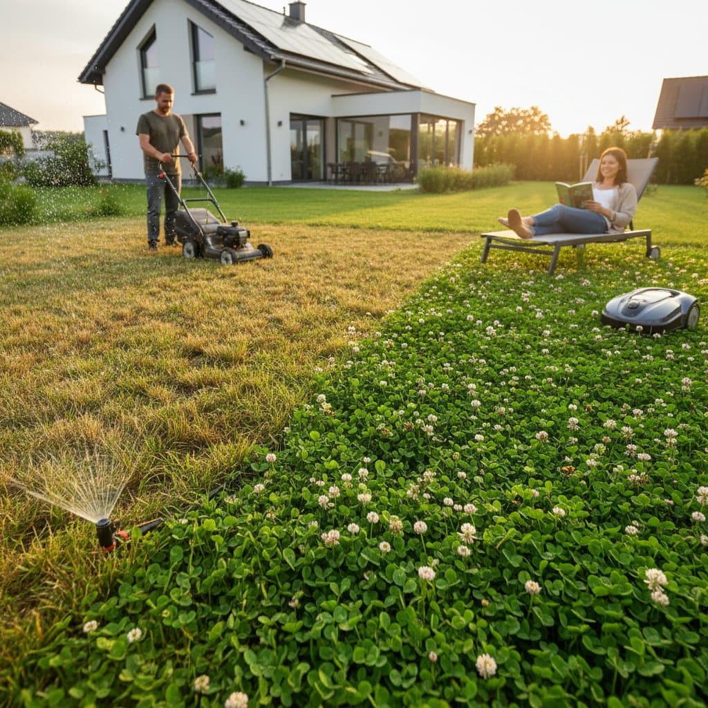 Featured image for Why Clover Lawns Beat Grass in 2025