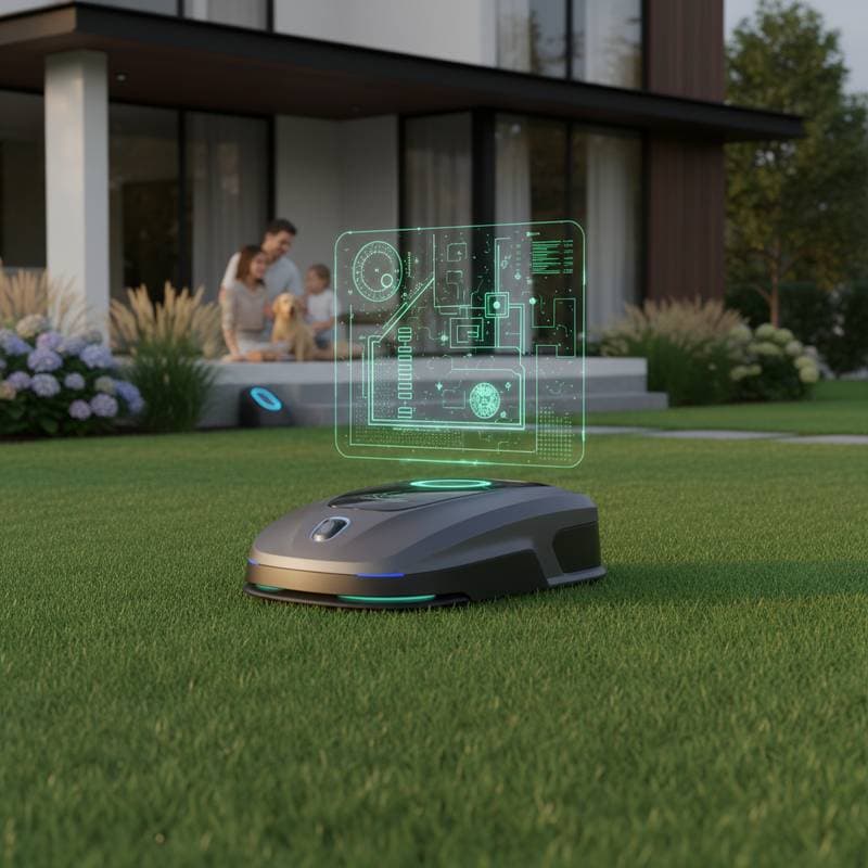 Image for GPS Mowers Map Your Lawn and Cut It Themselves