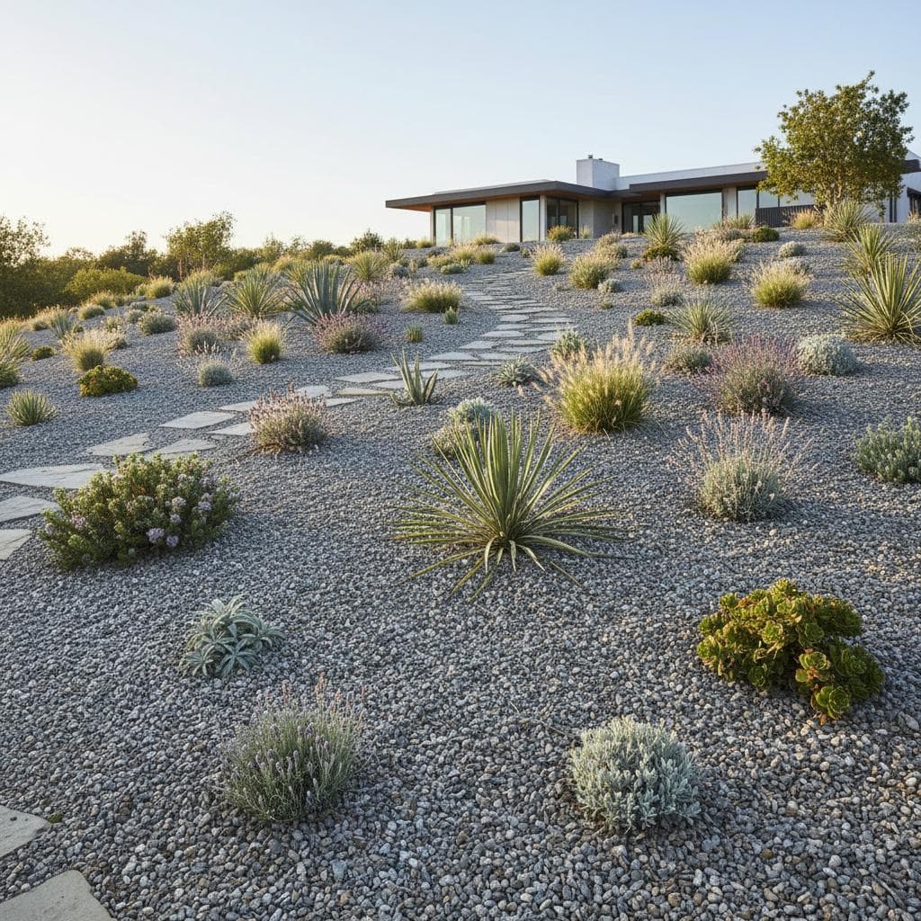 Image for Gravel Replaces Mulch as 2025's Smart Garden Fix