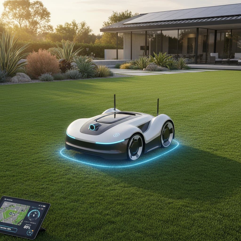 Featured image for Smart GPS Mowers Cut Lawn Care Time by 60%