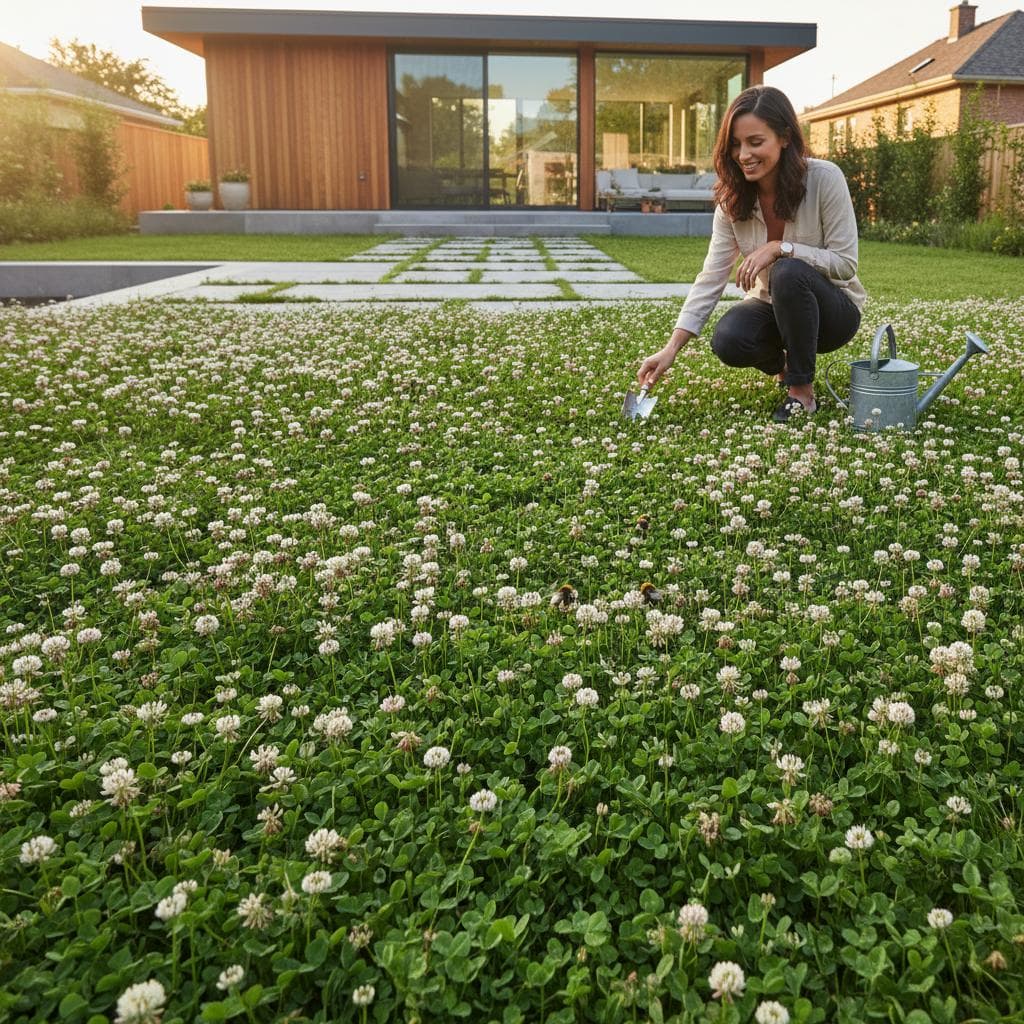 Image for Clover Lawns Cut Maintenance and Support Pollinators