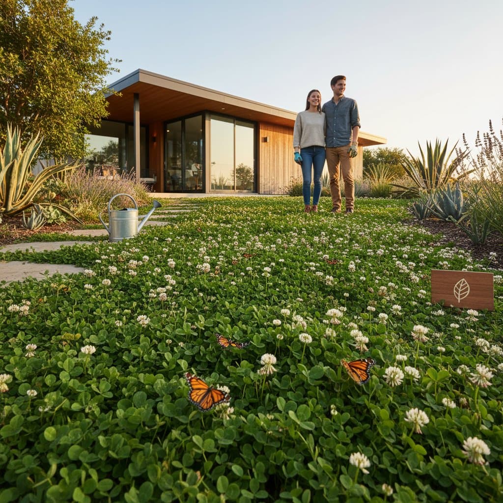 Image for Why California Gardeners Are Ditching Grass for Clover
