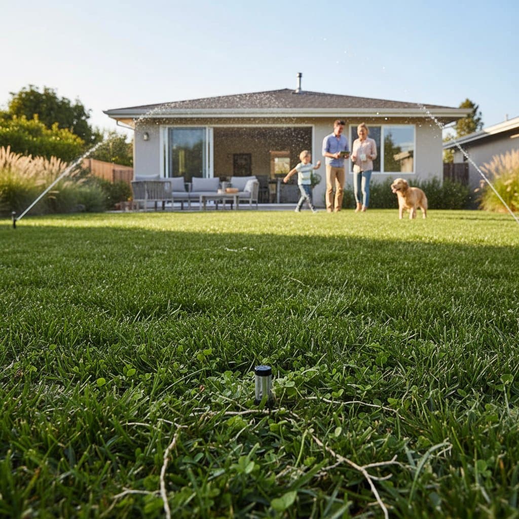 Image for Self-Healing Grass Ends Lawn Patching for Good