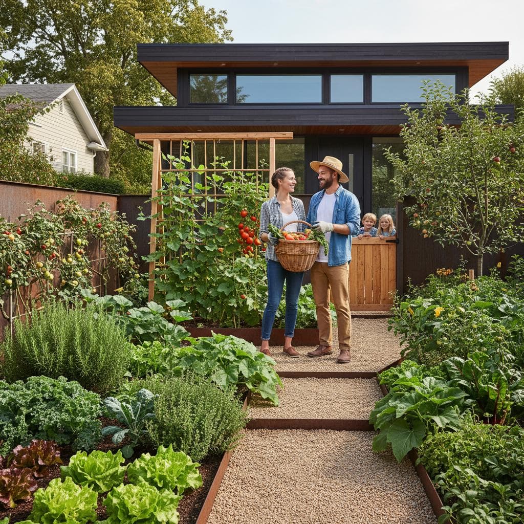 Image for Front Yard Edible Gardens Cut Grocery Costs Fast