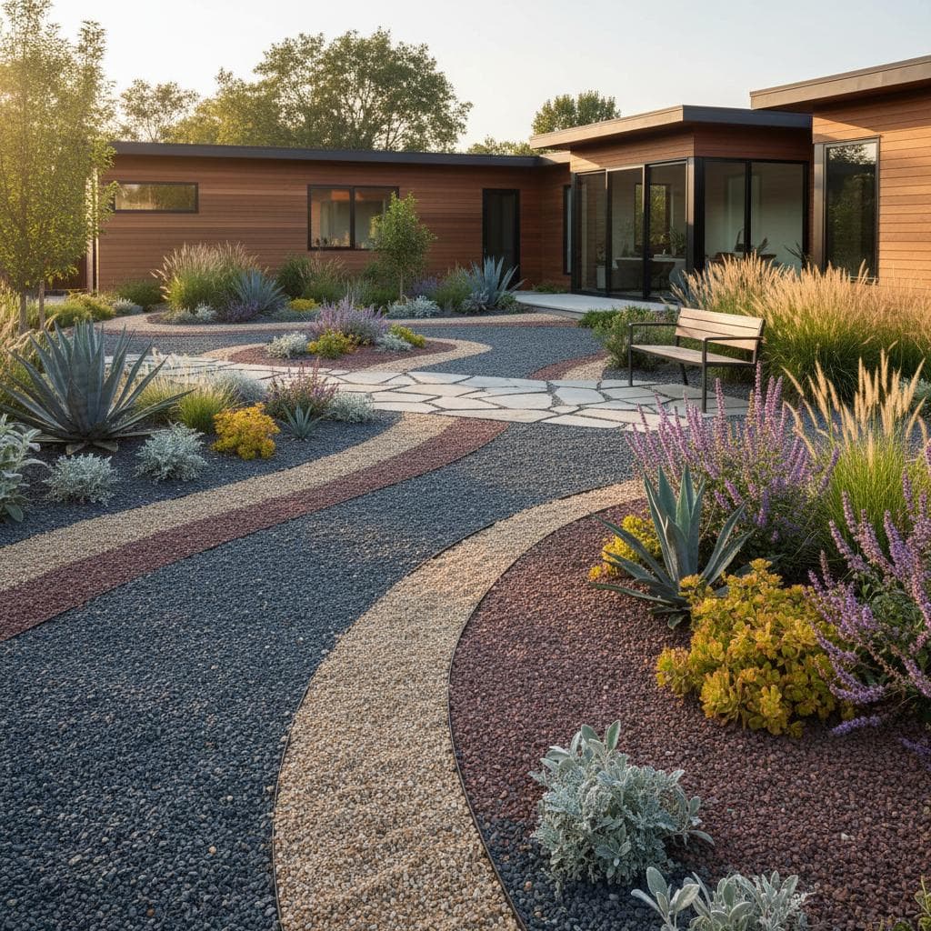 Image for Gravel Gardens Replace Lawns with Drought-Tolerant Style