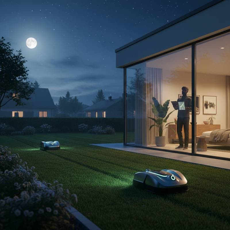 Image for Smart AI Mowers Trim Lawn While You Sleep