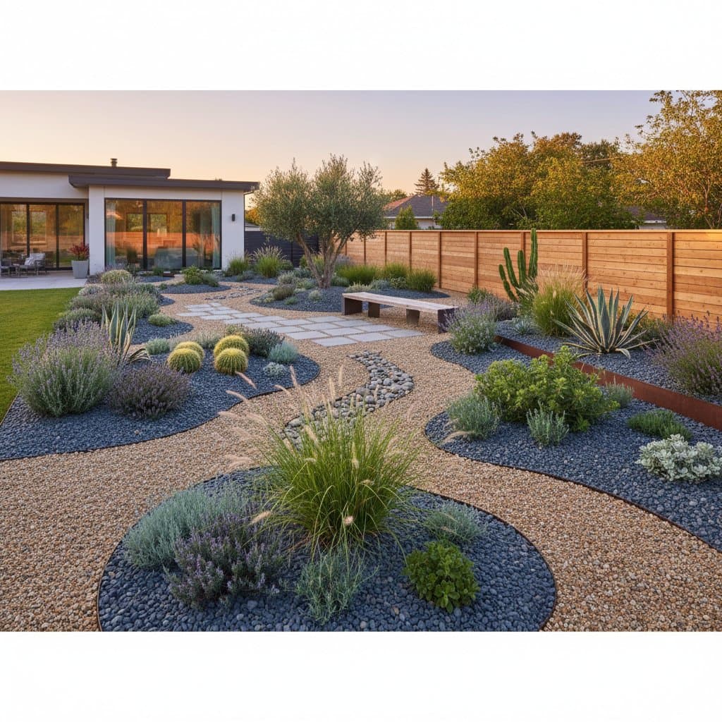 Image for Gravel Gardens Cut Lawn Maintenance by 70 Percent