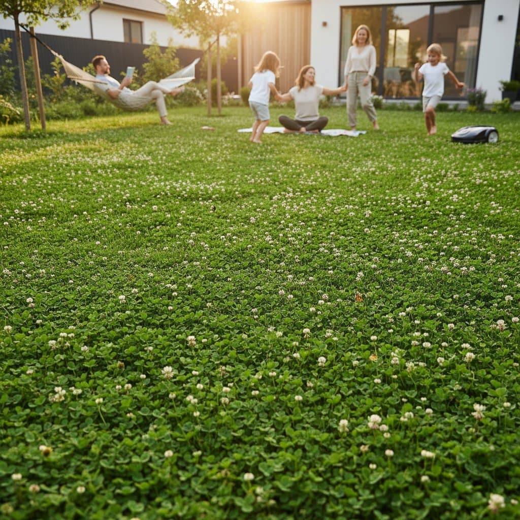 Image for Microclover Lawns Stay Green Without Weekly Mowing