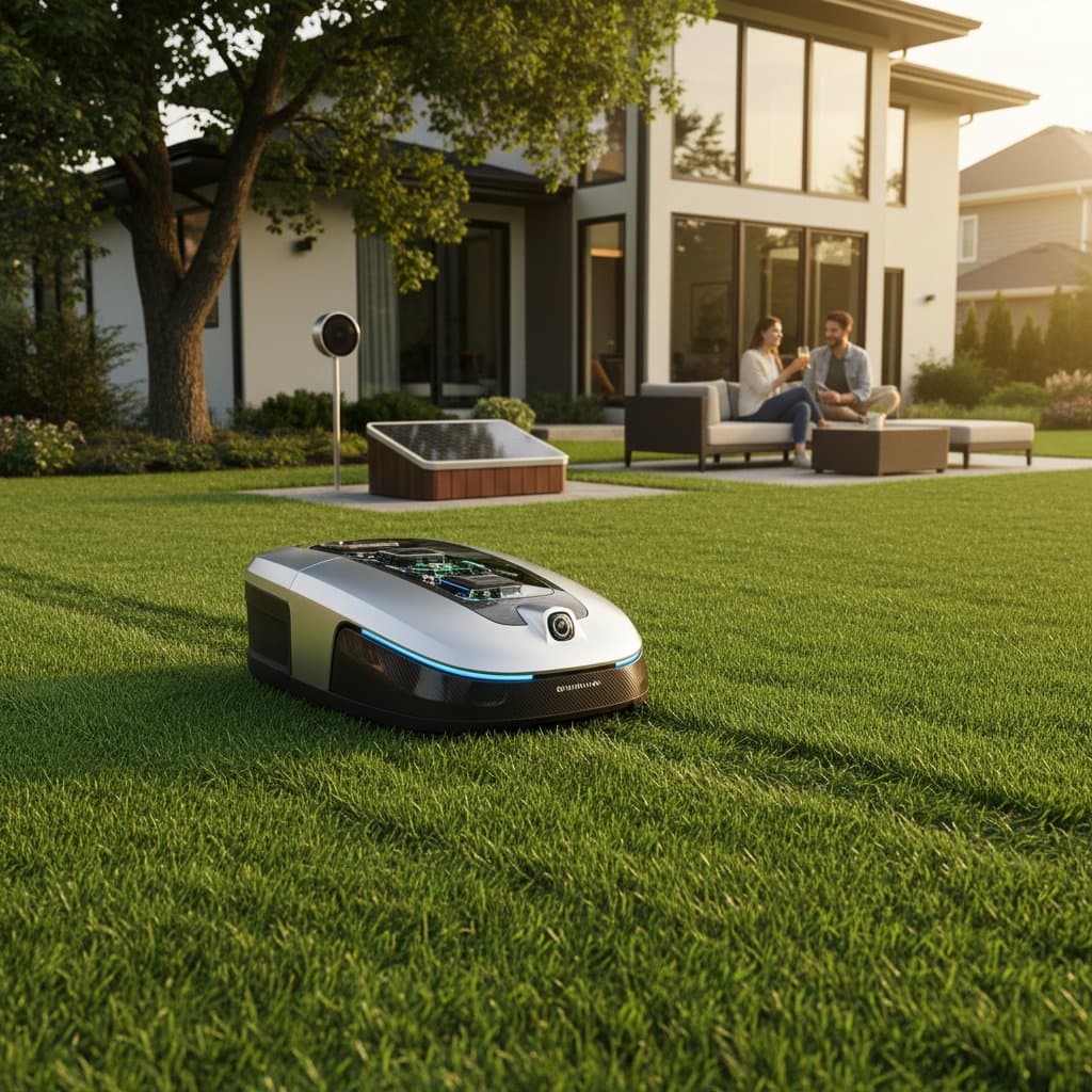 Image for AI Mowers Keep Lawns Healthier With Less Effort