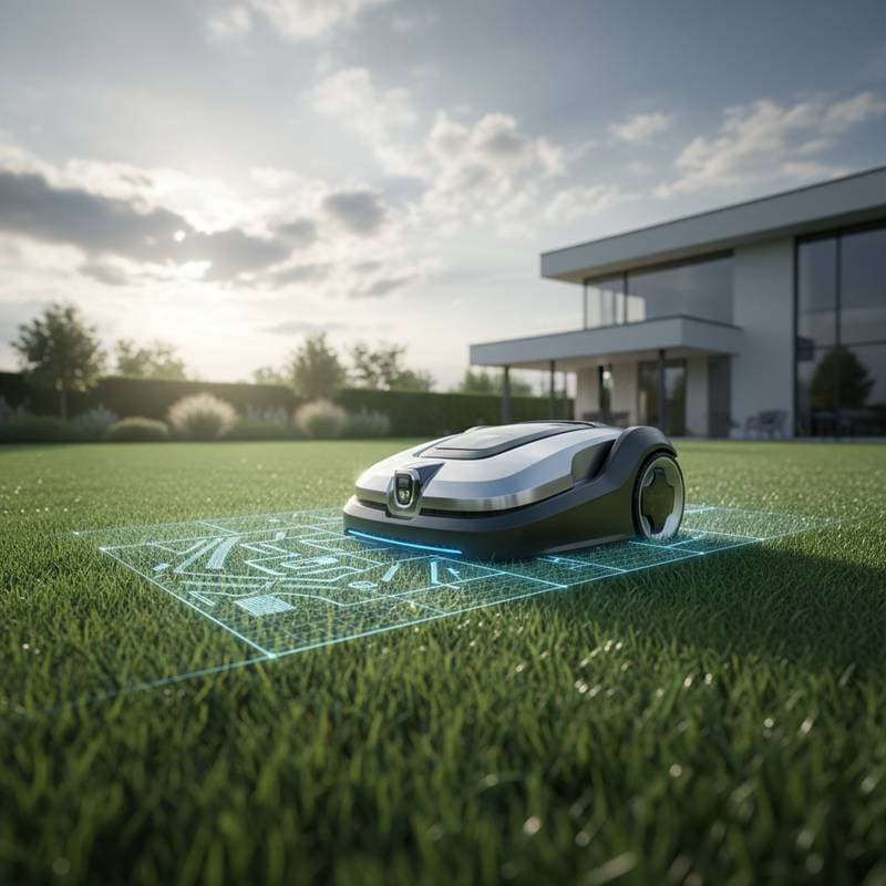 Image for Smart AI Mowers Learn Your Yard and Cut Themselves