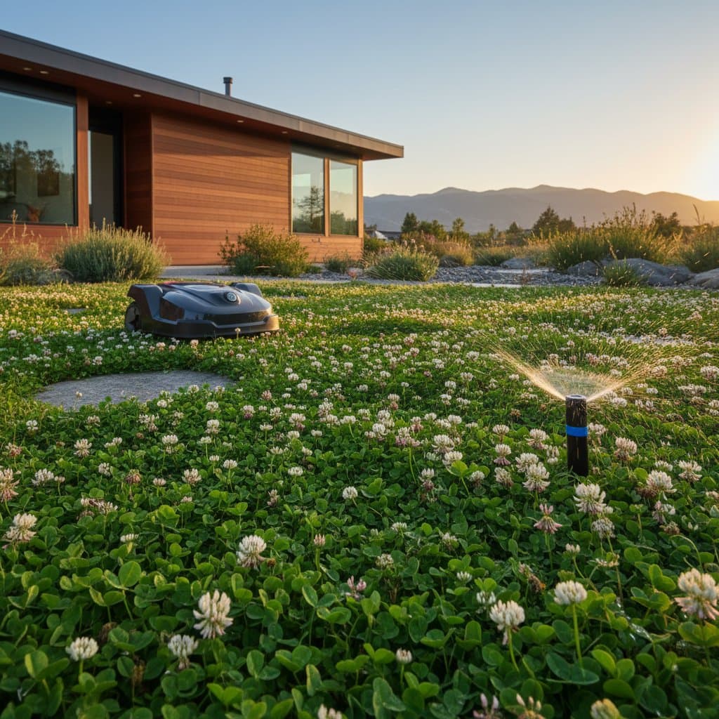 Image for Clover Lawns Cut Mowing by 60% and Save Water