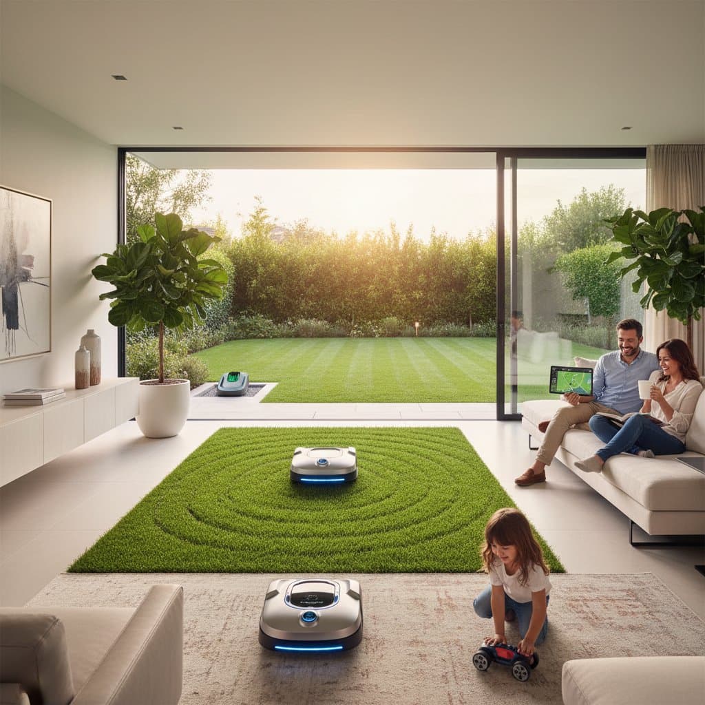 Image for Smart Mowers Cut Lawn Costs 60% for Busy Homeowners