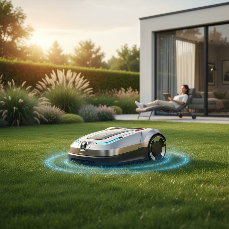 Image for AI Mowers Learn Your Yard and Cut Grass While You Rest