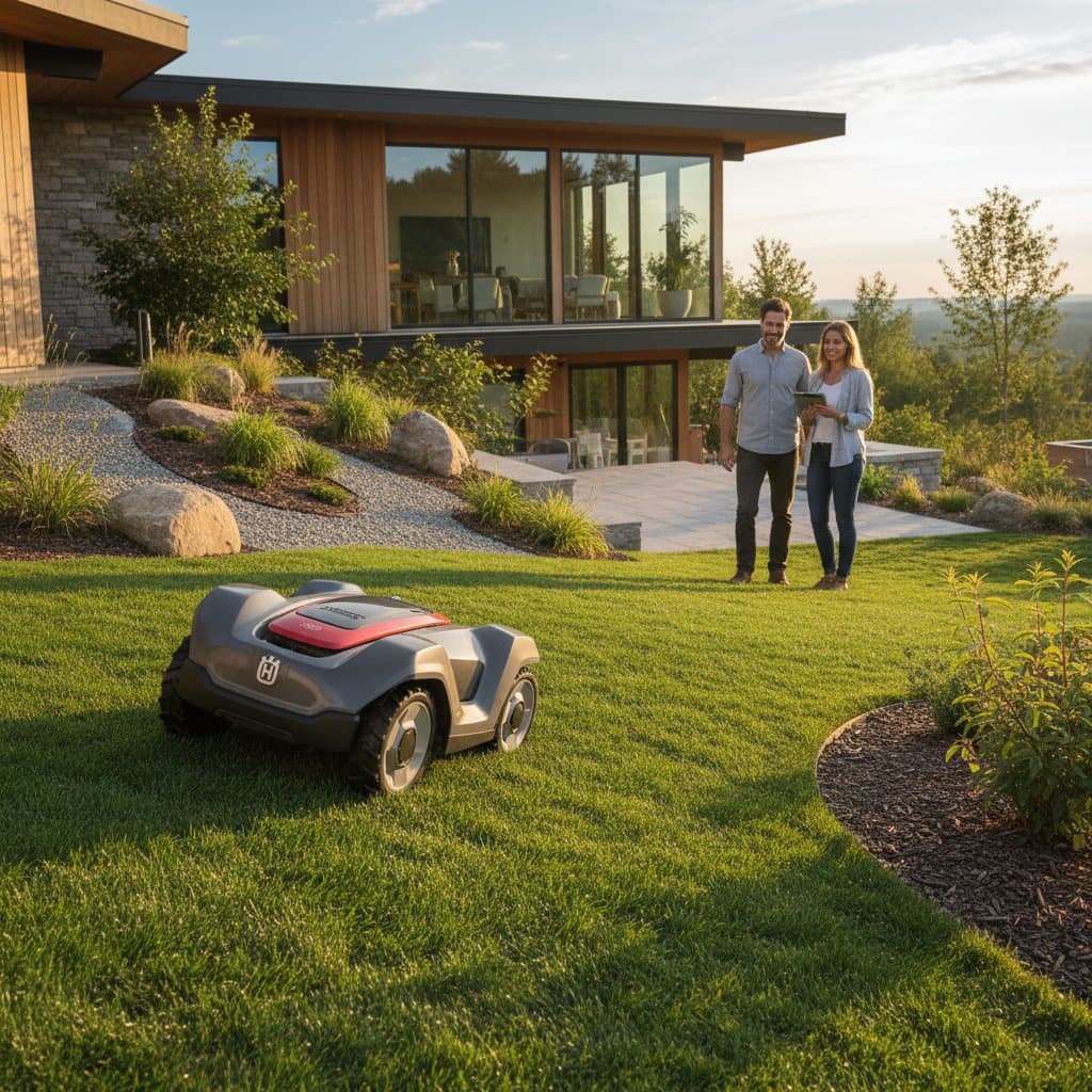Featured image for Robotic Mowers Conquer Steep Slopes With AWD Systems
