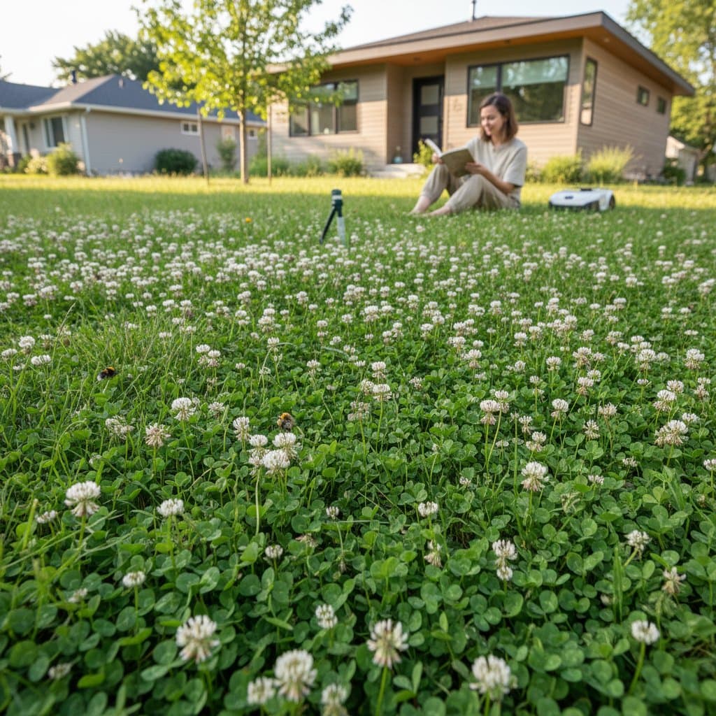 Image for Why Clover Lawns Cut Maintenance by Two-Thirds