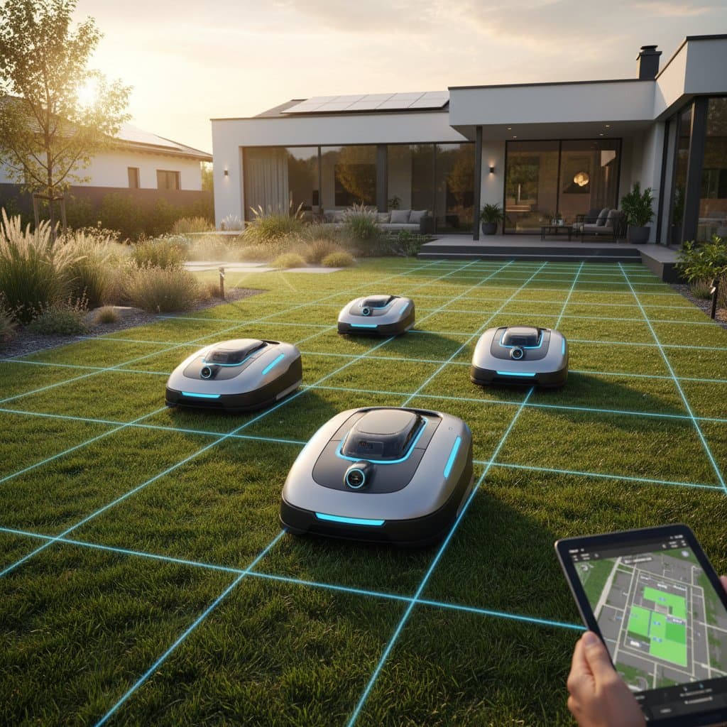 Image for Smart GPS Mowers Slash Lawn Time by 60 Percent