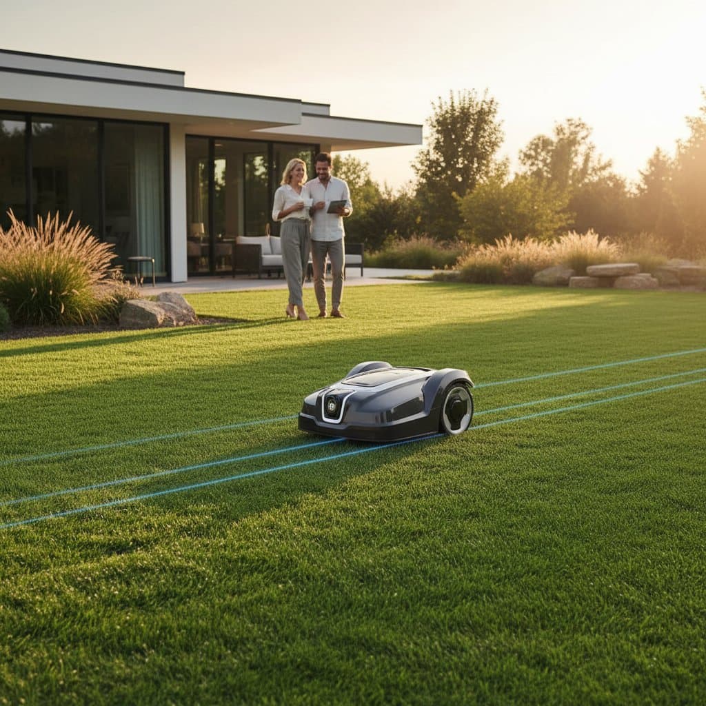 Image for GPS Robotic Mowers Cut Lawn Work by 60%