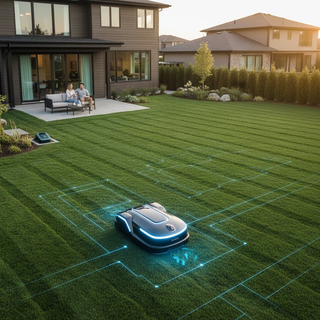 Featured image for AI Mowers with Mapping Cut Lawn Care Time by 60%