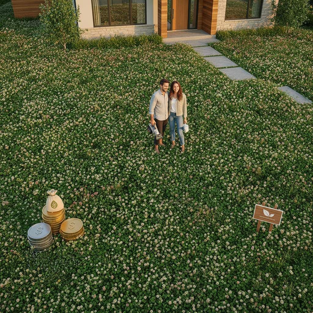 Featured image for Replace Lawn Grass with Clover to Save $800 Yearly