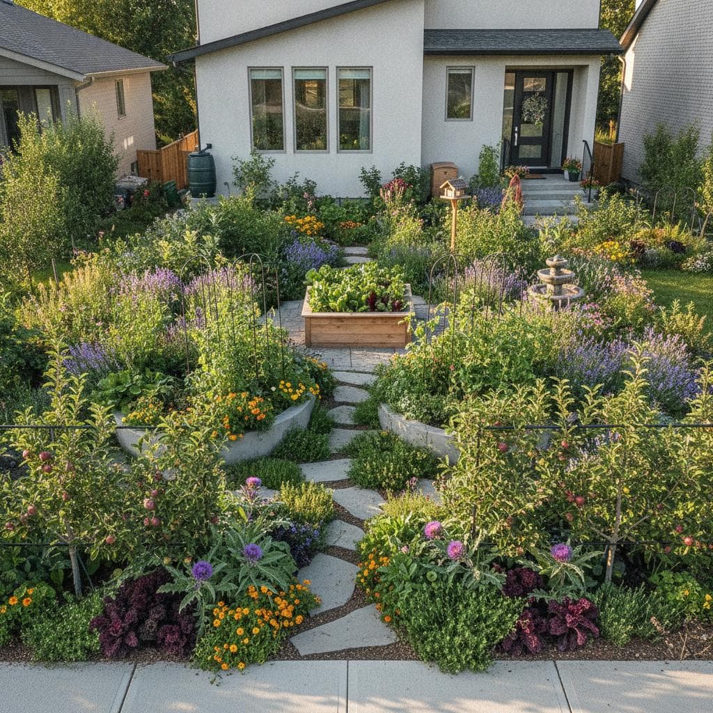 Featured image for Edible Front Yards That Look Like Ornamental Gardens