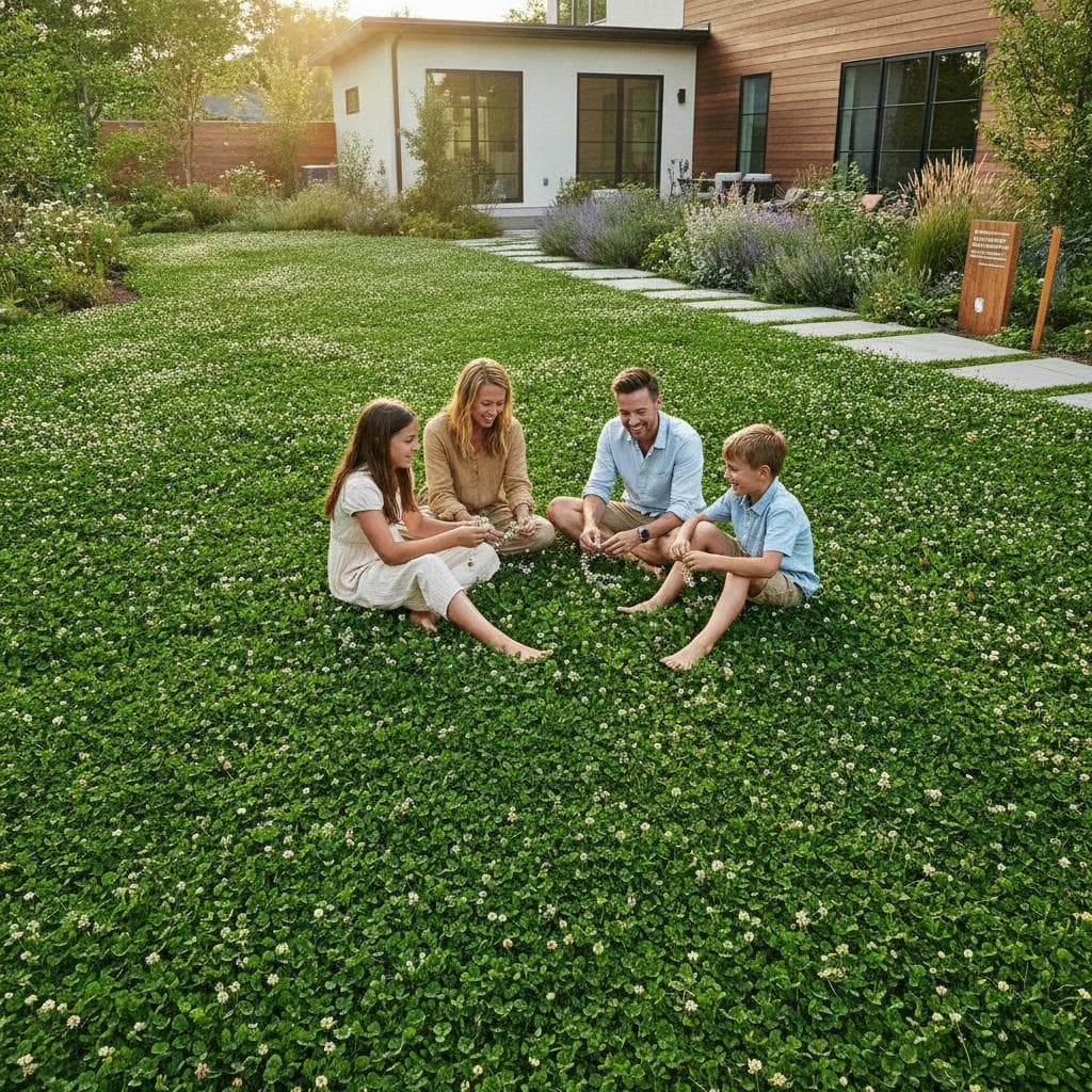 Featured image for Clover Lawns Stay Green Through Drought Without Watering