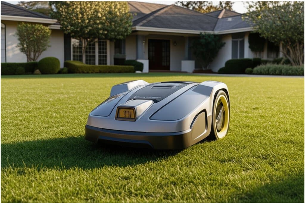 Image for GPS Mowers Cut Lawns With Satellite Precision