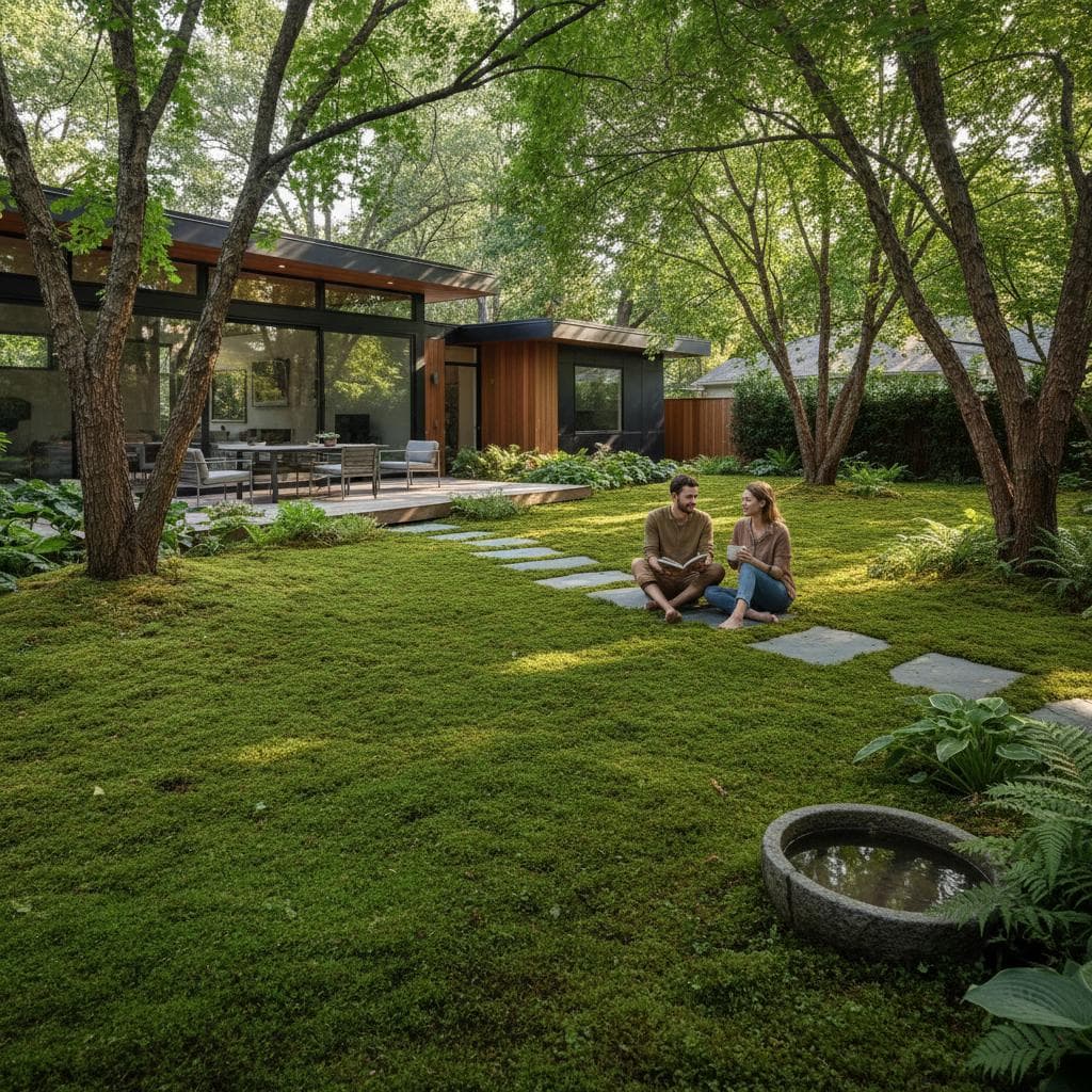 Image for Moss Lawns Need No Mowing, Watering, or Fertilizer