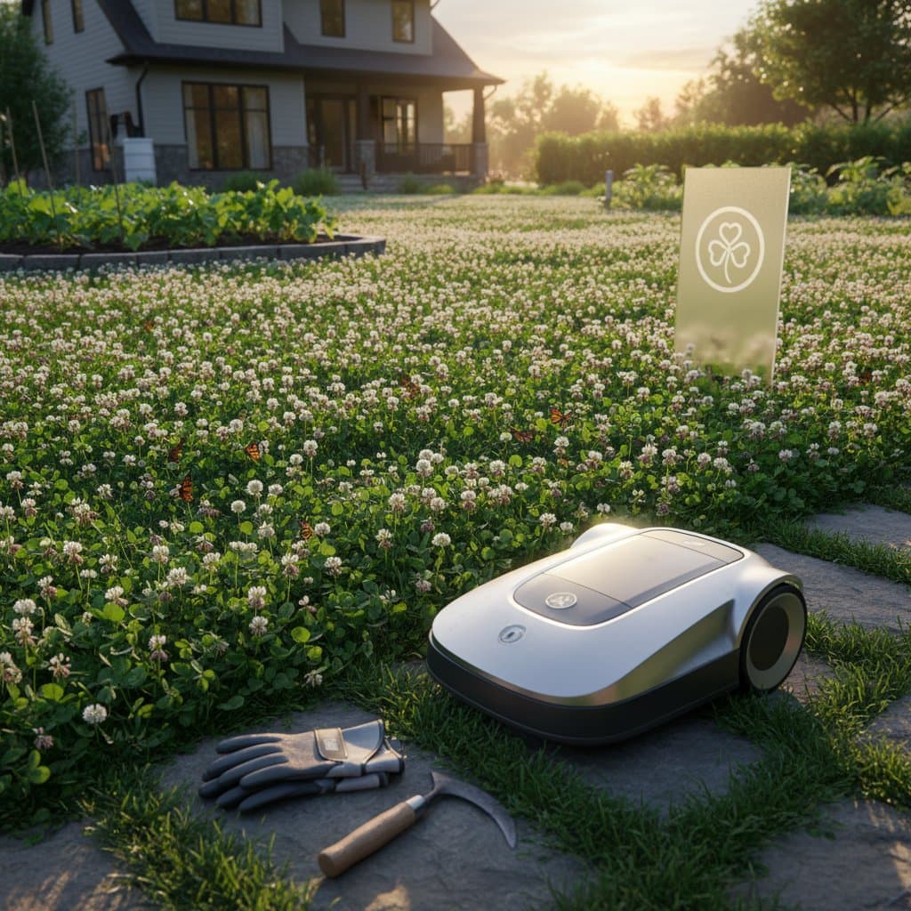 Image for Why Clover Lawns Cut Mowing to Twice a Year