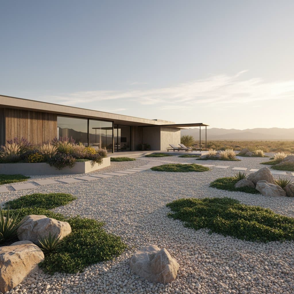 Image for Gravel Lawns Stay Green When Water Runs Out