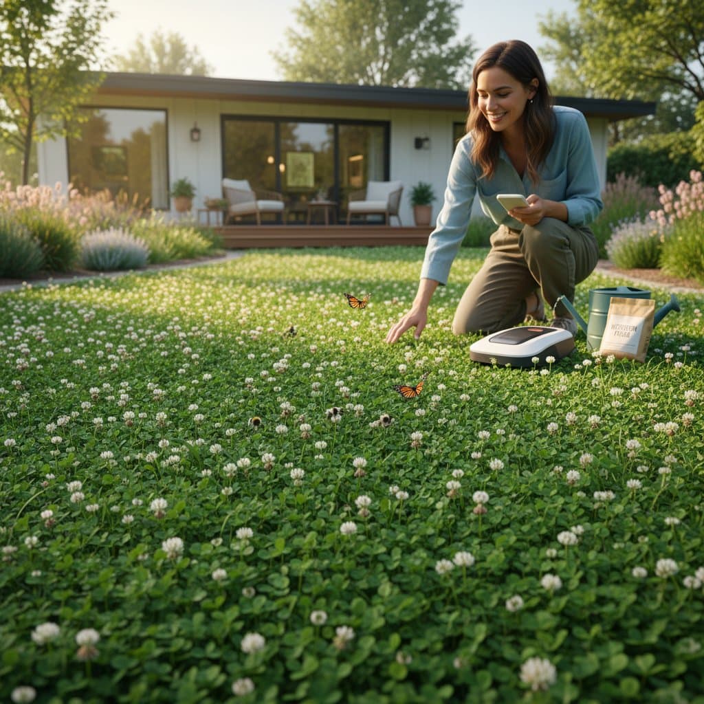 Featured image for Why Microclover Needs Half the Work of Regular Grass