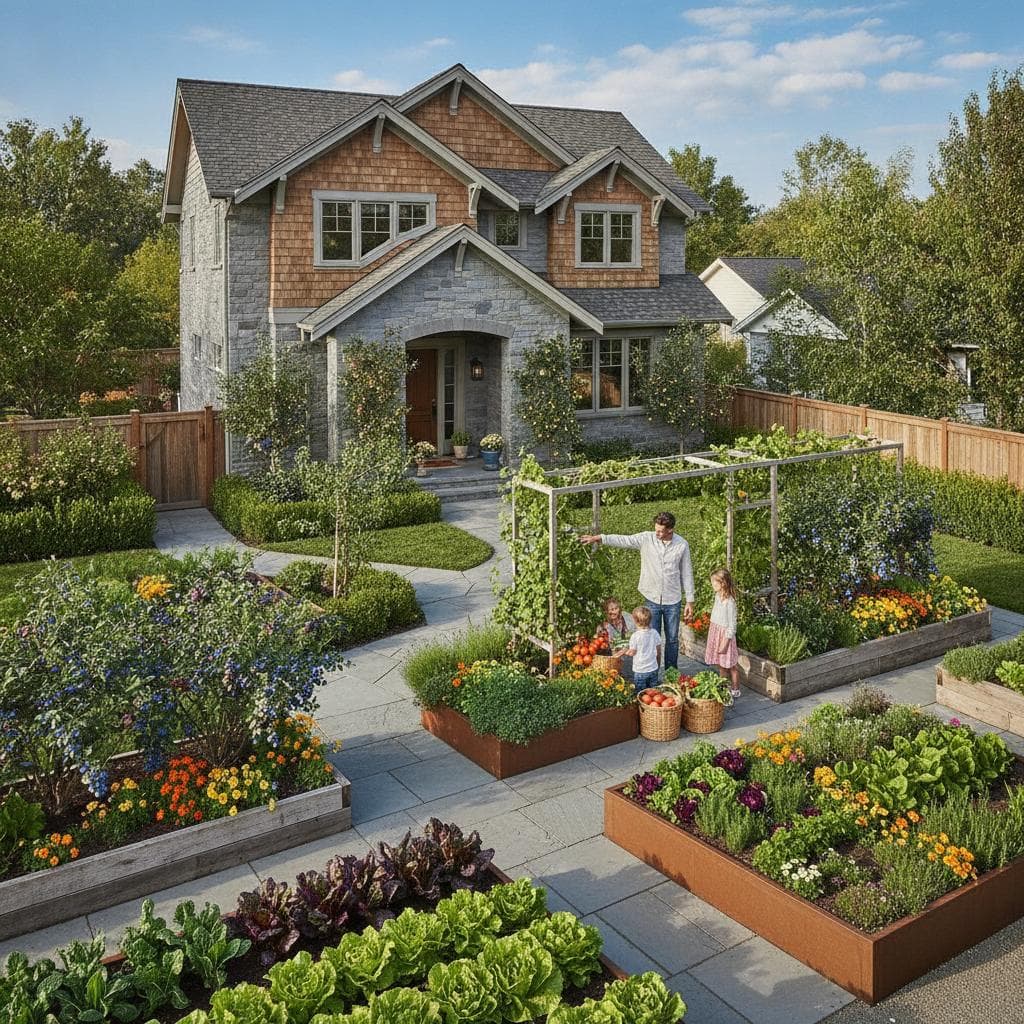 Featured image for Edible Landscaping Turns Lawns Into Front Yard Gardens